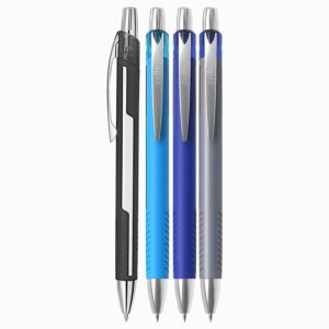 Butterflow Clic Ball pen Blue 10 pcs