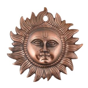 Craft Trade Sun Idol Face - Show Pieces For Living Room Statue Puja Vastu Figurine Surya For Positivity