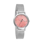 Sonataaa Linnea Pink Dial Analog Watch with Stainless Steel Strap For Women