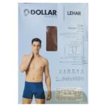 Dollar Lehar Combed Cotton Mens Long trunk underwear ( 2 pcs set )
